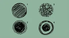 Escolha um padrão, ele revelará o seu passado: teste psicológico