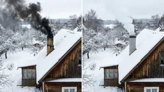 A chaminé ficará rapidamente livre de fuligem e resíduos: um vizinho da casa de campo sugeriu uma solução simples
