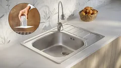 Quando saio de casa, coloco sempre um copo e um pedaço de papel na pia. Assim, tenho a certeza de que tudo ficará bem.