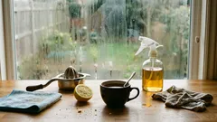 Receita caseira para janelas brilhantes: descubra como limpar facilmente as janelas com chá preto e limão.
