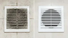 Acumulou-se pó na grelha de ventilação da casa de banho. Como remover o pó com tecnologias japonesas