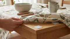 A toalha não escorrega mais da mesa: uma solução rápida para um problema incômodo